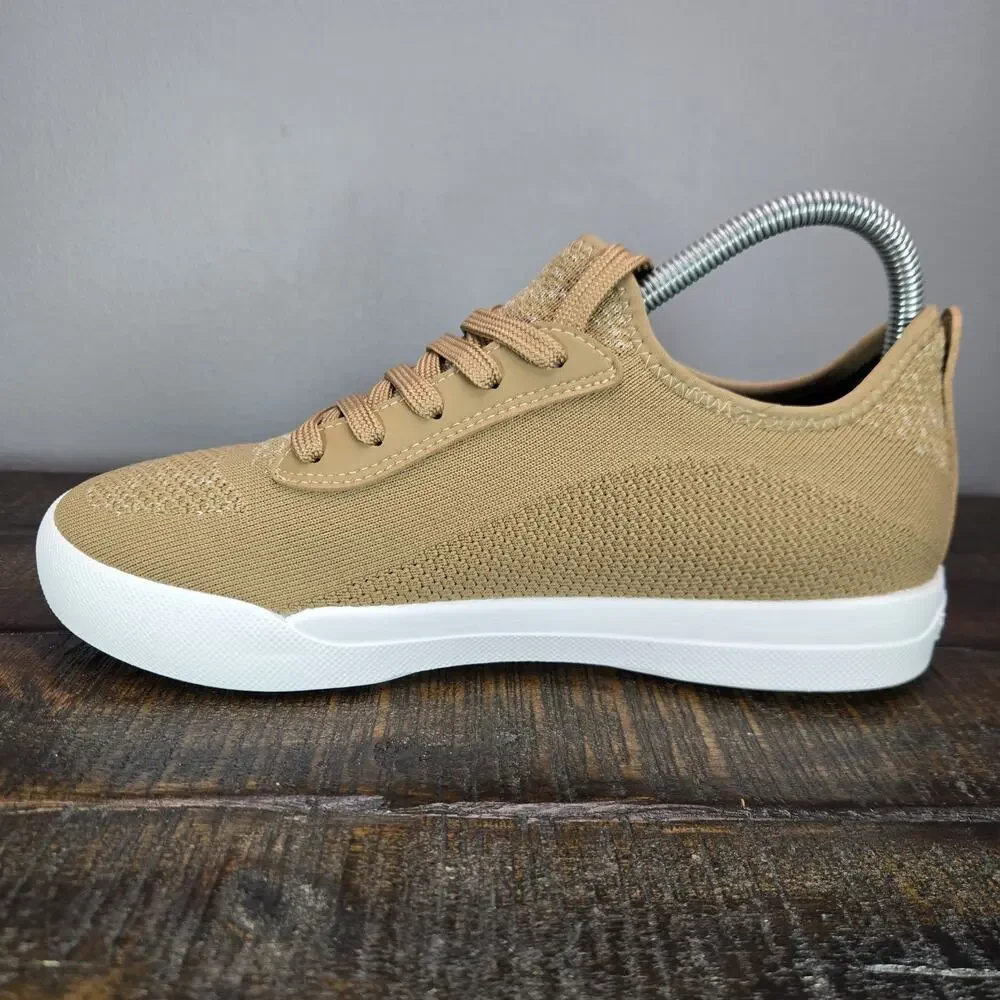 NEW Vessi Weekend 1.5 Womens Size 11 Waterproof Shoes Sneaker Oak Brown White
